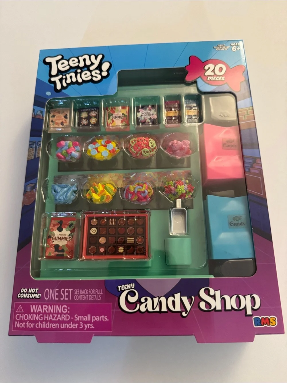 Teeny Tinies Candy Shop Playset - Assorted Bright Colors